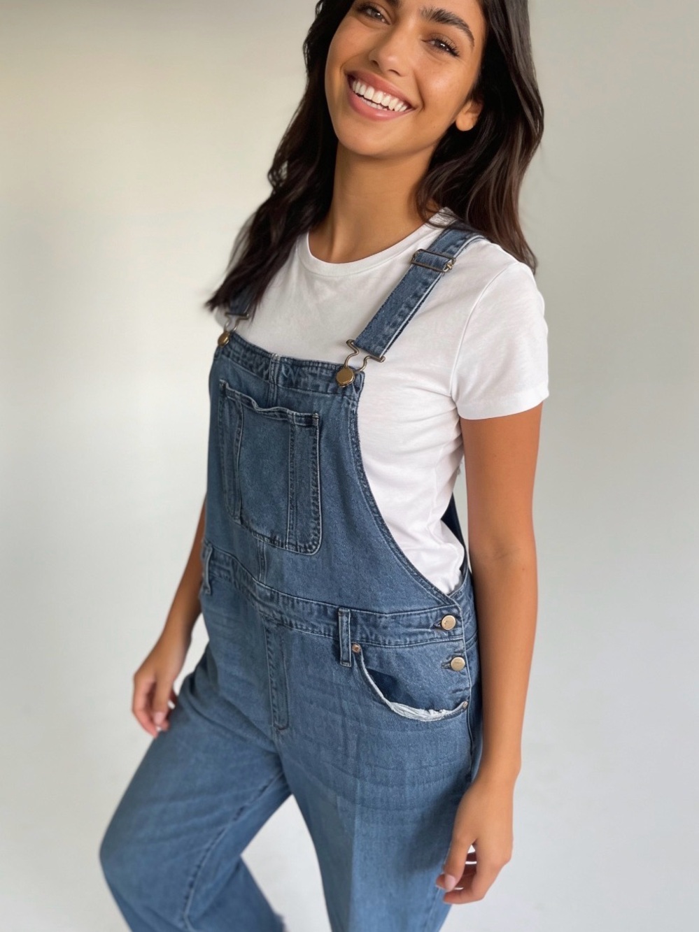 Universal Thread Blue Denim Women's Overalls